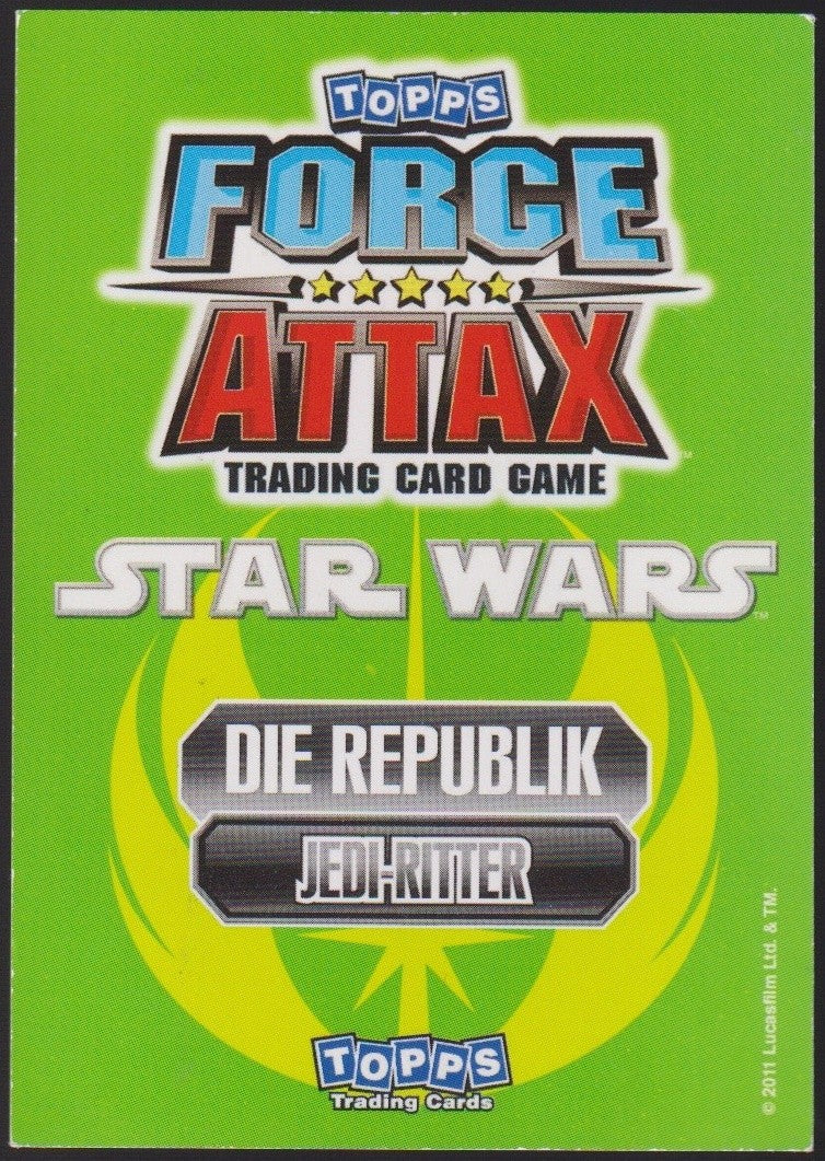 Topps Star Wars 2011 Anakin Skywalker Republik Jedi TCG Rare #85 – Bild 2