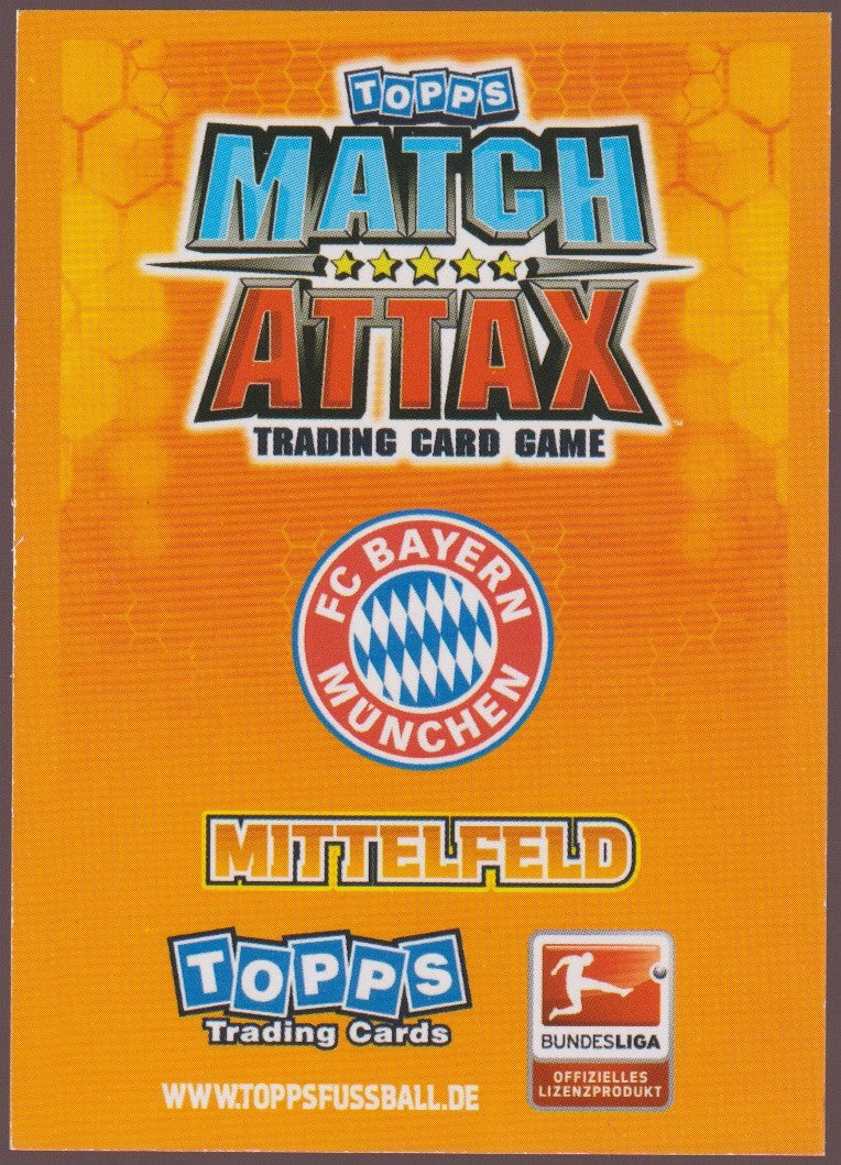Topps Match Attax Bastian Schweinsteiger FC Bayern München Parallel Refractor – Bild 2