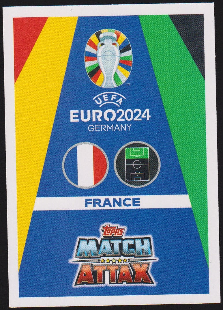 Topps Match Attax 2023-24 Ousmane Dembélé UEFA Euro 2024 Germany Parallel Rare – Bild 2