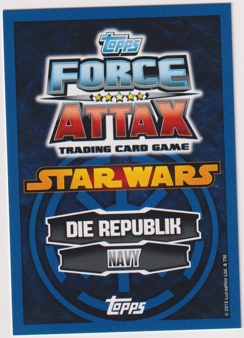 Topps Star Wars 2013 Admiral Wullf Yularen Republik TCG Rare #52 – Bild 2