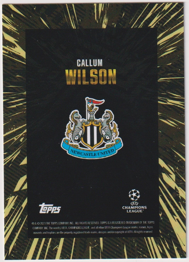 Topps X WHIP 2022-23 Callum Wilson Newcastle United Parallel Rare – Bild 2