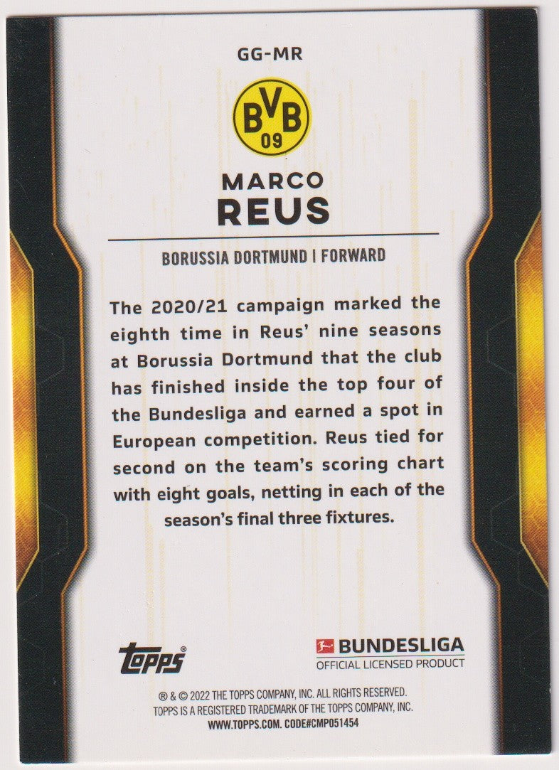 Topps Golden Generation 2023-24 Marco Reus Borussia Dortmund Bundesliga Parallel – Bild 2