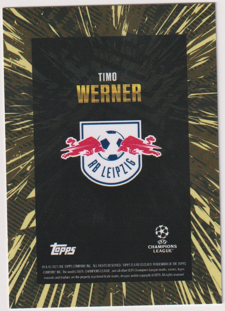 Topps Champions League Timo Werner RB Leipzig X Whip Parallel Rare – Bild 2