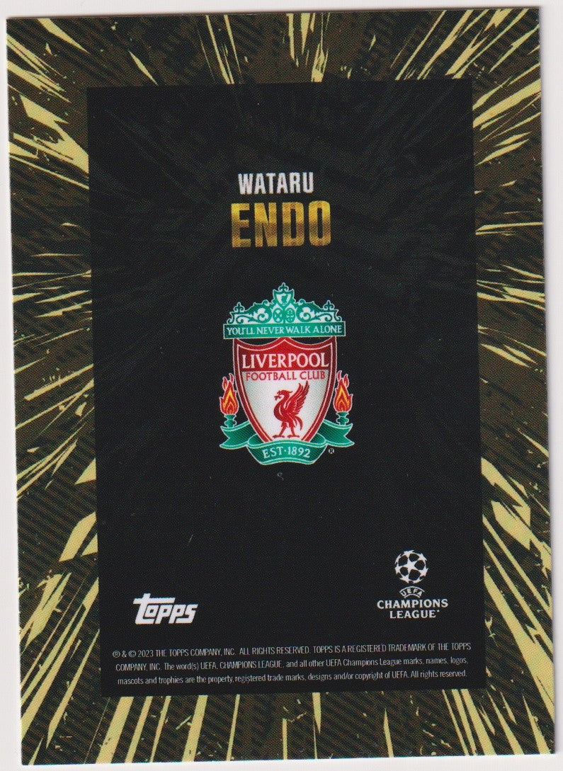 Topps X WHIP Wataru Endo Liverpool Football Club Parallel Rare – Bild 2