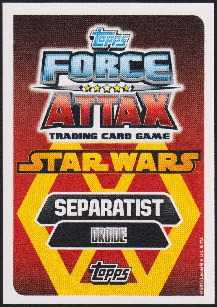 Topps Star Wars 2013 TC-14 Separatist Droide (Movie) TCG Rare #145 – Bild 2