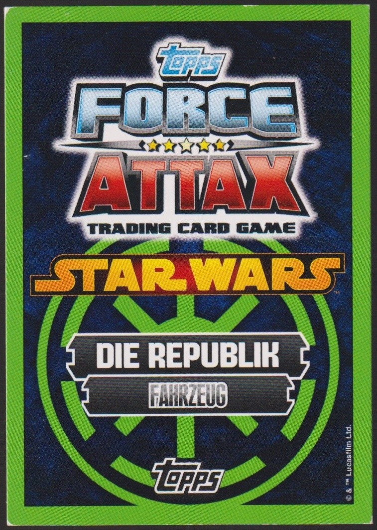 Topps Star Wars 2004 Kanonenboot Republik Fahrzeug TCG Rare #59 – Bild 2