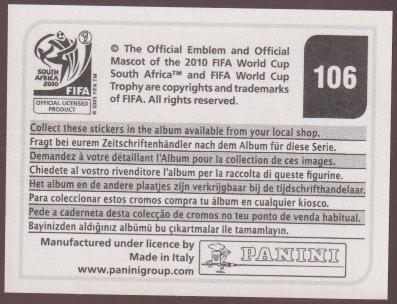 Panini 2010 FIFA World 2009-10 Messi & Di Maria Argentinien Trophy Parallel – Bild 2
