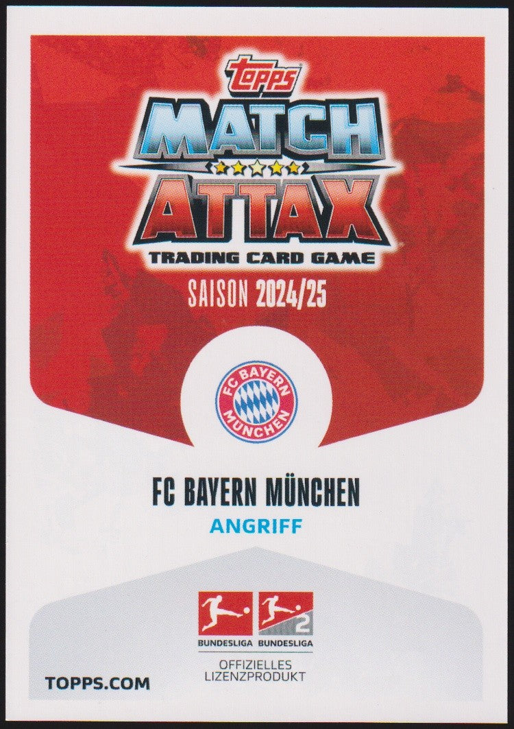 Topps Match Attax 2024-25 Michael Olise FC Bayern München Bundesliga Parallel – Bild 2