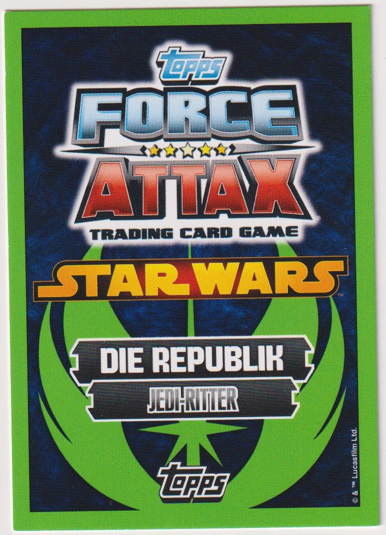 Topps Star Wars 2015 Kit Fisto Jedi-Orden Die Republik Jedi-Ritter TCG Rare – Bild 2