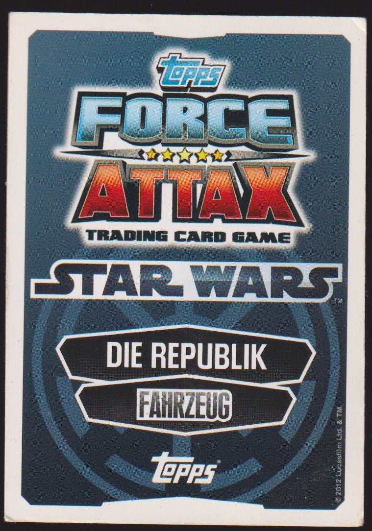 Topps Star Wars 2012 Jedi-Sternenjäger Republik Fahrzeug TCG Rare – Bild 2