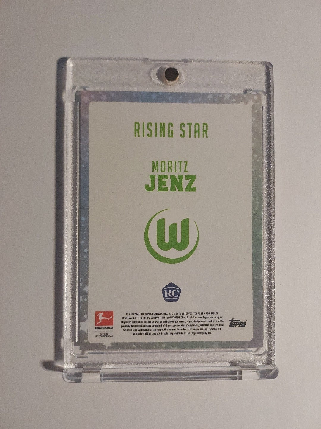 Topps Bundesliga 2022-23 Moritz Jenz Vfl Wolfsburg Nummeriert 89/99 Parallel – Bild 2