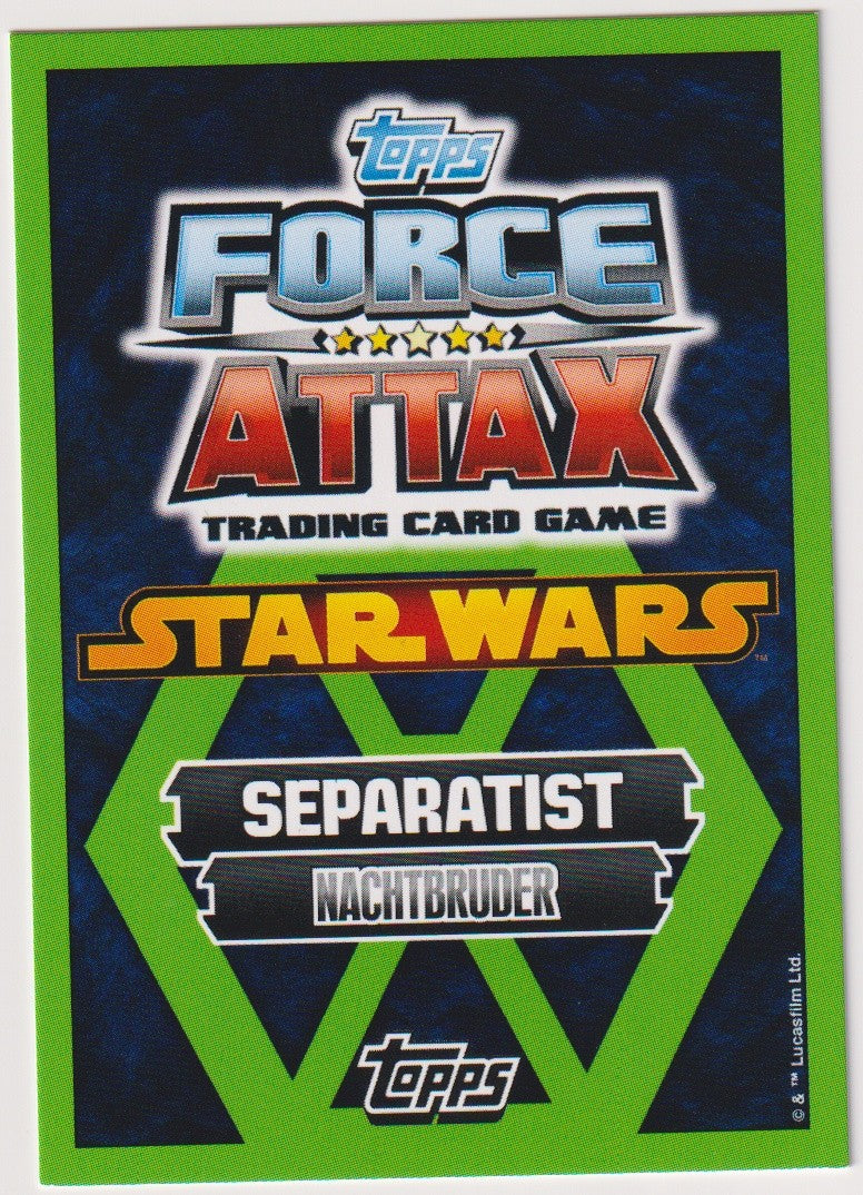 Topps Star Wars 2017 Savage Opress Separatisten Sith TCG Rare – Bild 2