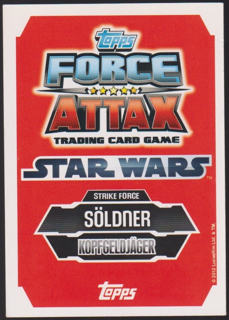 Topps Star Wars 2012 Cad Bane Söldner Kopfgeldjäger TCG Rare #188 – Bild 2