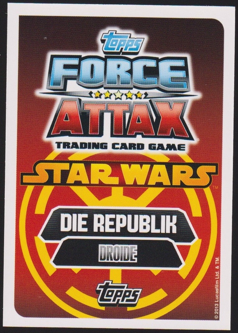 Topps Star Wars 2013 Otoga-222-Droide Republik (Movie) TCG Rare #129 – Bild 2