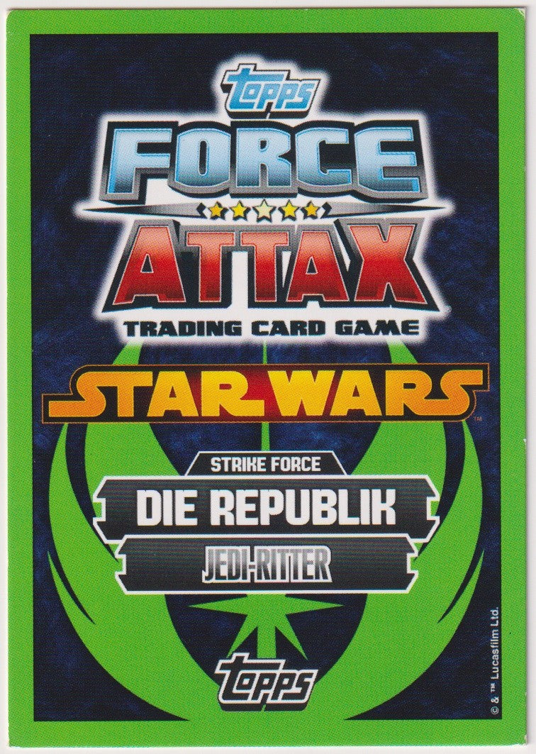 Topps Star Wars 2015 Shaak Ti Republik Jedi-Ritter TCG Rare #104 – Bild 2
