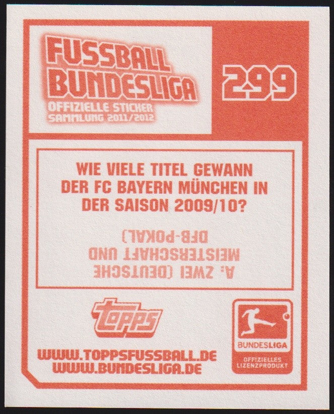 Topps Bundesliga 2011-12 Philipp Lahm Bayern München Vintage Legend Parallel – Bild 2