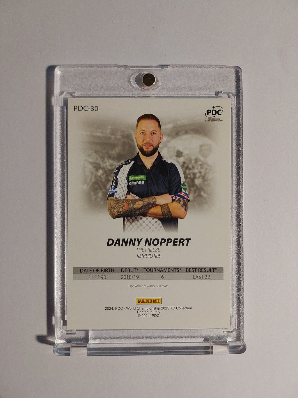 Panini DPC World Championship 2025 First Edition Danny Noppert Parallel Rare Hit – Bild 2