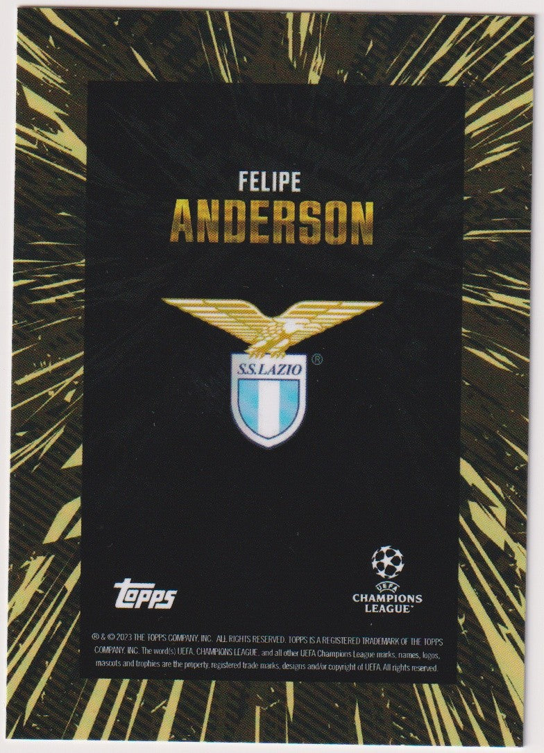 Topps X WHIP 2022-23 Felipe Anderson SS Lazio Parallel Rare – Bild 2