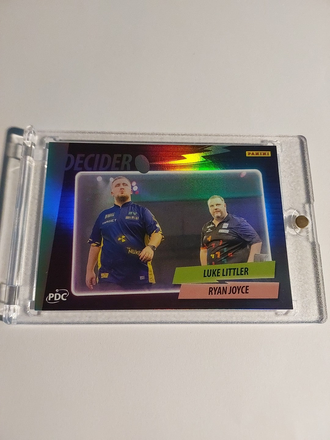 Panini PDC World Championship 2026 Luke Littler & Ryan Joyce Parallel Refractor – Bild 2