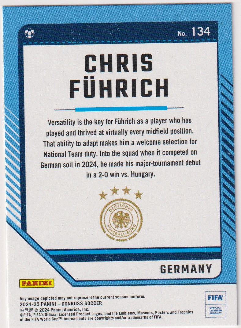 Donruss 2024-25 PANINI - DONRUSS SOCCER 2024-25 Chris Führich Germany Parallel – Bild 2