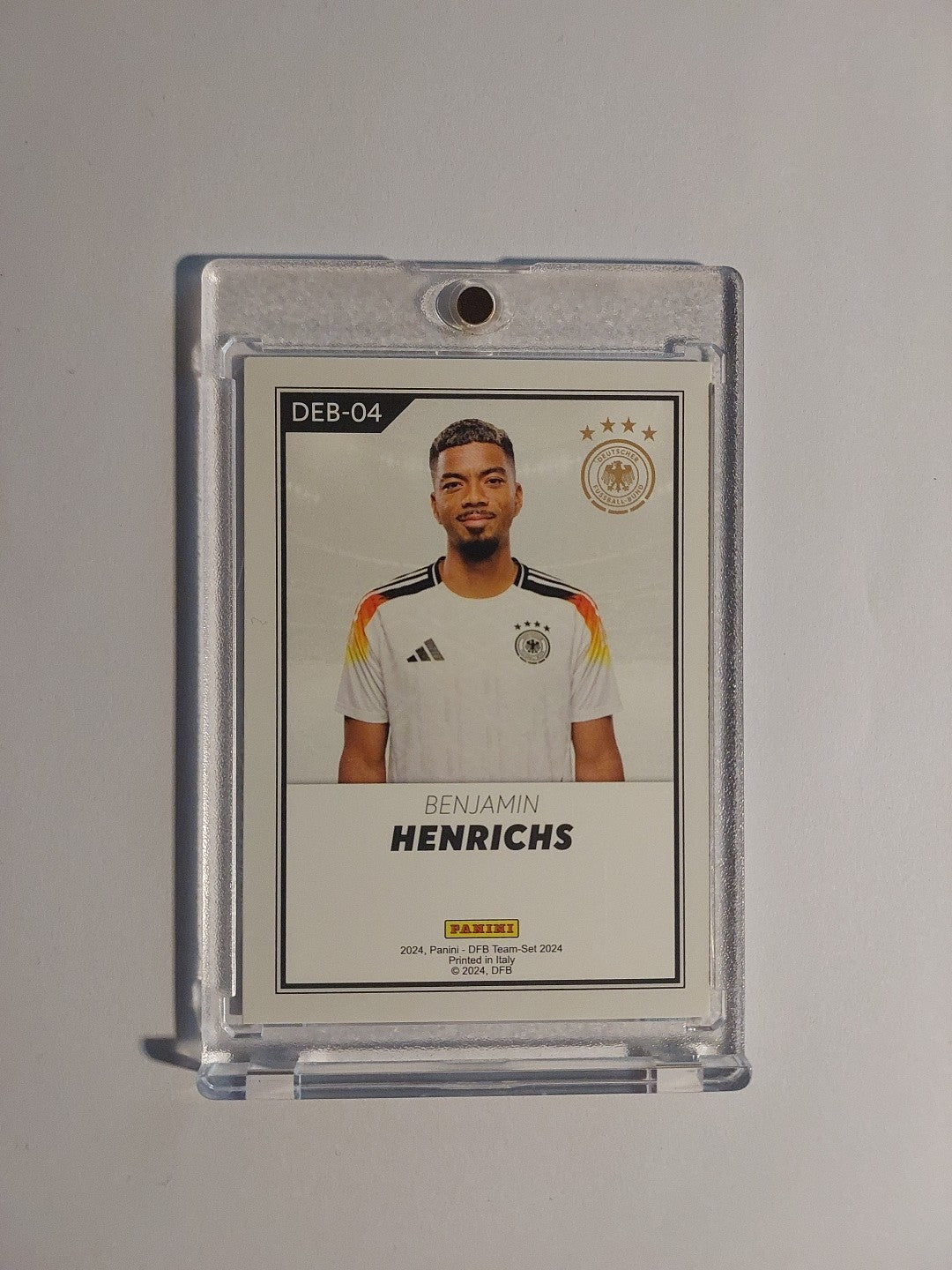 Panini DFB Team Set 2024 Benjamin Henrichs Parallel 22/24 Refractor Ultra Rare – Bild 2