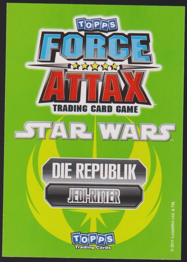 Topps Star Wars 2011 Plo Koon Republik Jedi-Ritter TCG Rare #199 – Bild 2