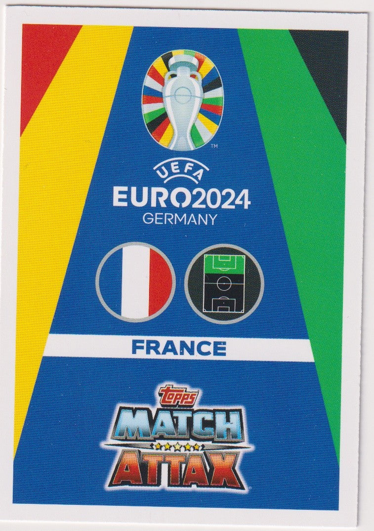 Topps Match Attax 2023-24 Ousmane Dembélé UEFA Euro 2024 Germany Parallel Rare – Bild 2
