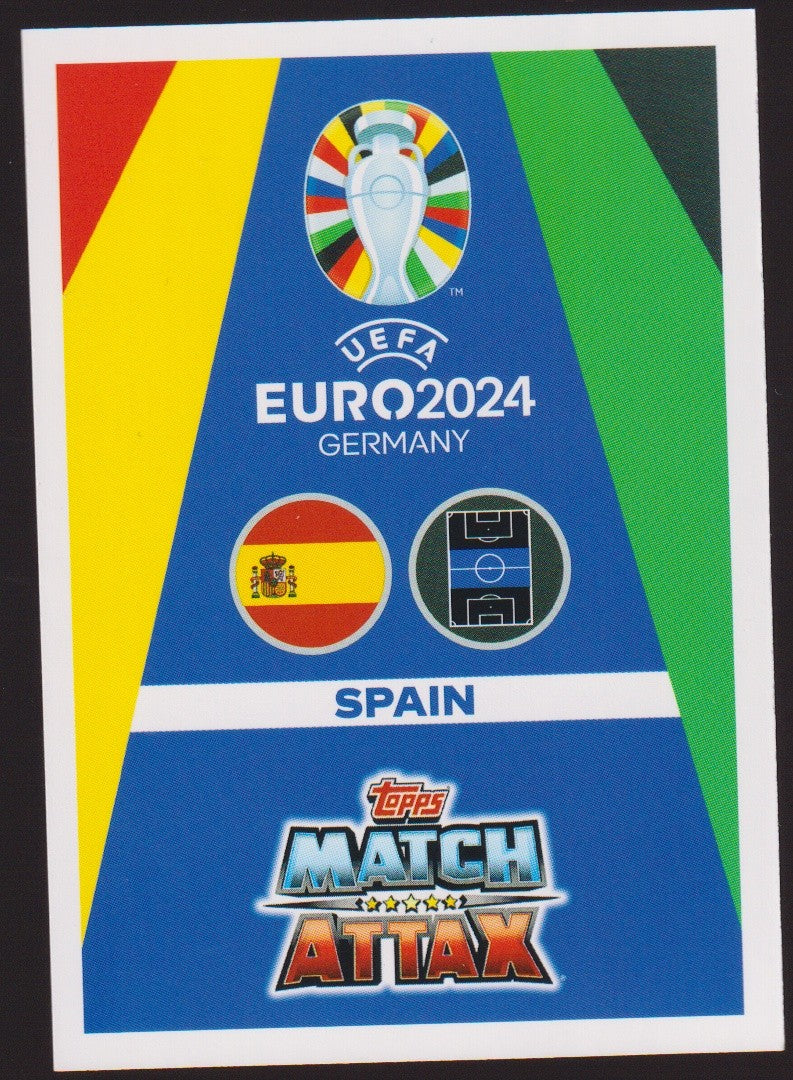 Topps Match Attax 2023-24 Pedri UEFA Euro 2024 Germany Parallel Rare – Bild 2