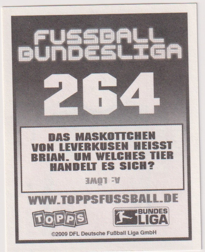 Topps Fußball Bundesliga 2009-10 Toni Kroos Bayer Leverkusen 2009-10 Topps – Bild 2