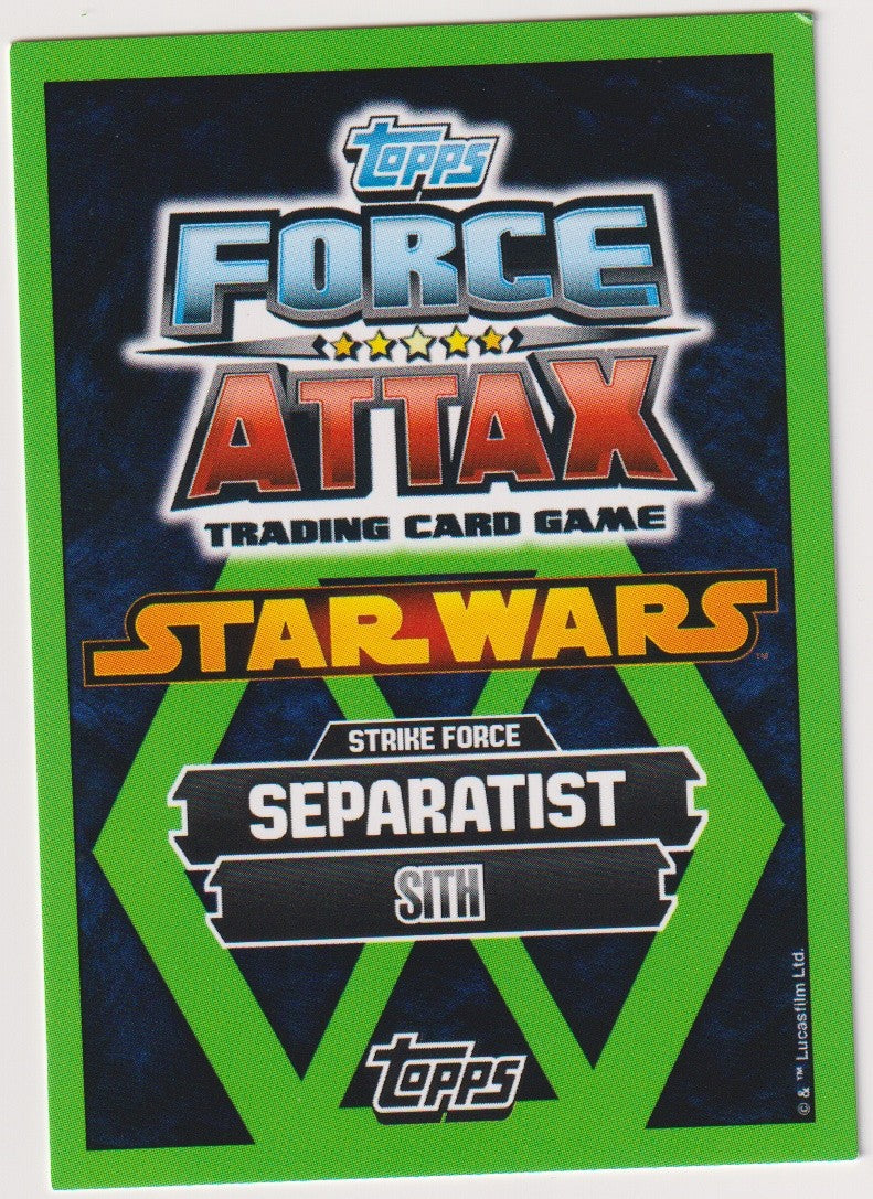 Topps Star Wars 2012 Count Doku Sith Separatisten TCG Rare #112 – Bild 2