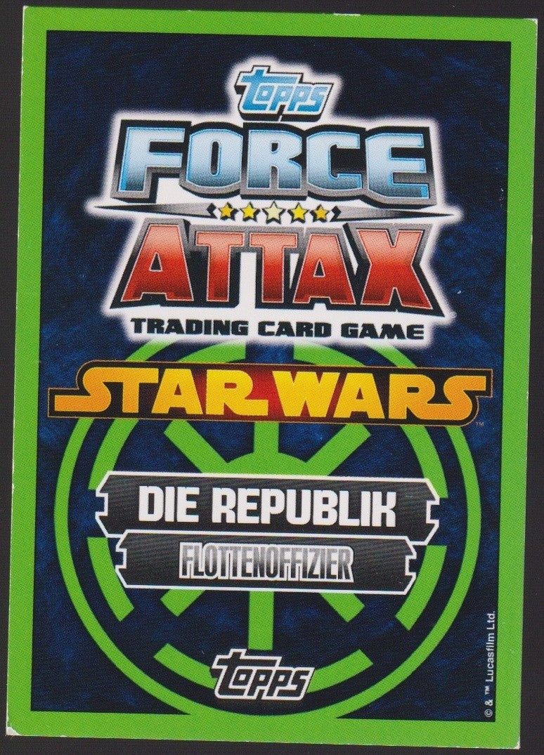Topps Star Wars 2011 Wulff Yularen Republik TCG Rare #41 – Bild 2