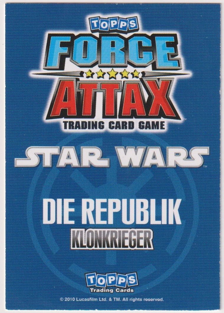 Topps Star Wars 2010 Commander Jet Republik Klonrkeiger TCG Rare #39 – Bild 2