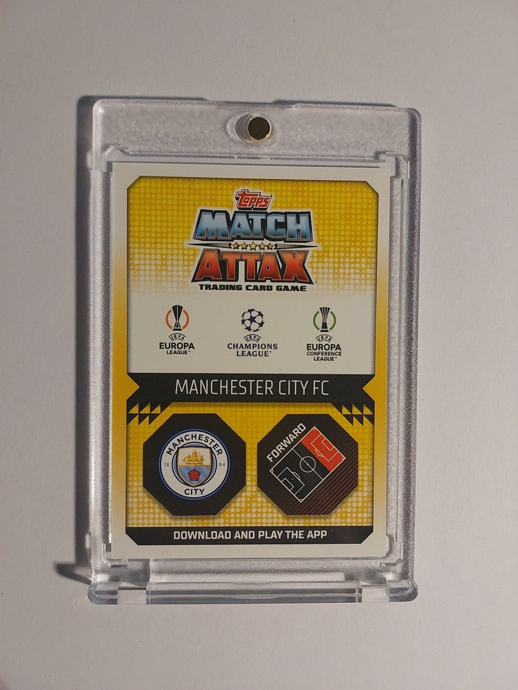 Topps Match Attax 2023-24 Erling Haaland Manchester City Parallel Ultra Rare Hit – Bild 2
