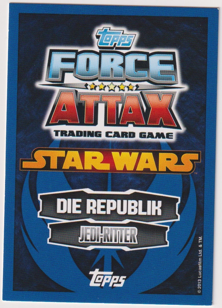 Topps Star Wars 2013 Jedi-Ritter Jedi-Tempel-Wächter Republik TCG Rare #77 – Bild 2