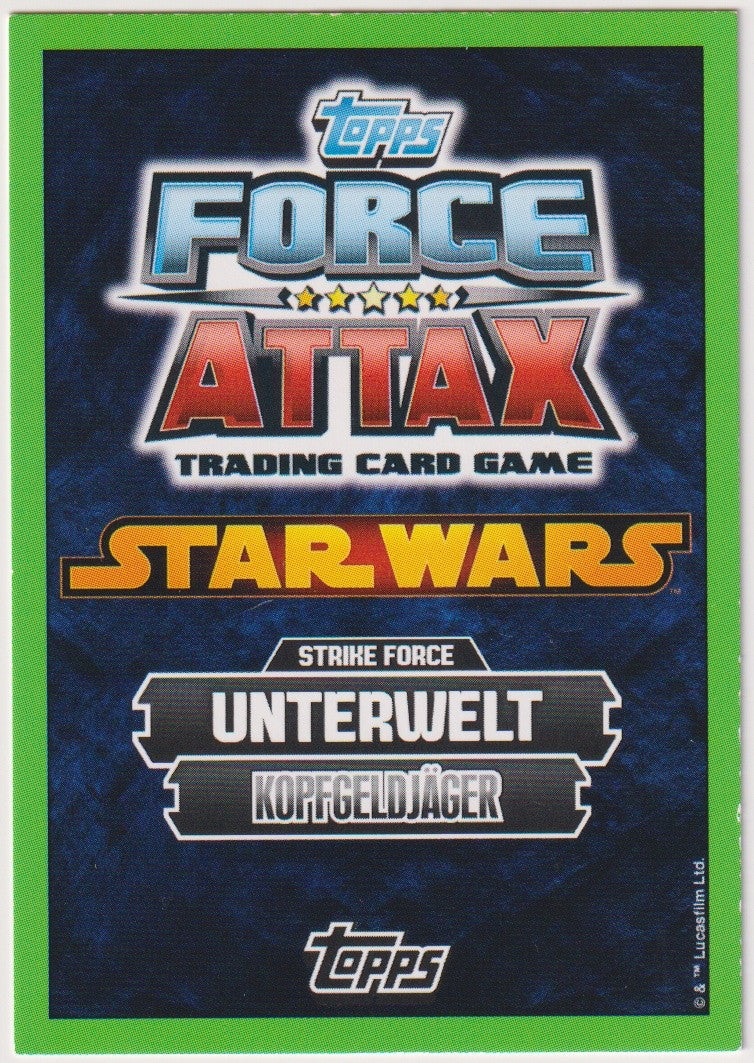 Topps Star Wars 2010 Rako Hardeen Kopfgeldjäger Unterwelt TCG Rare #128 – Bild 2