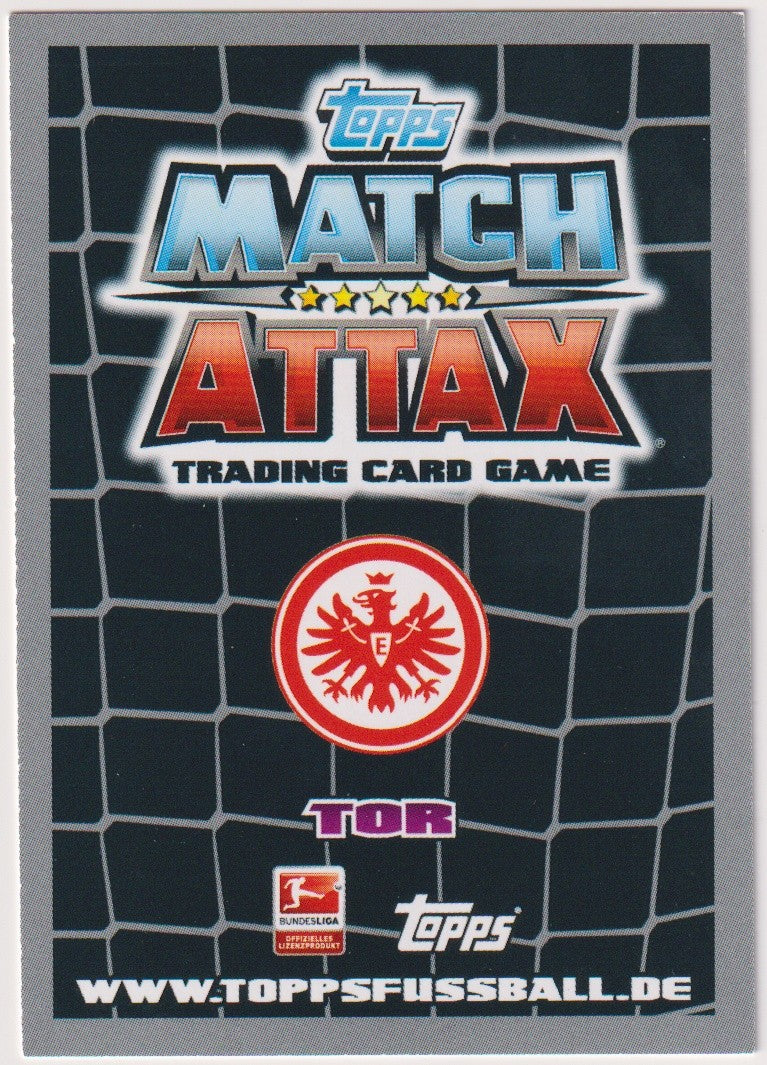 Topps Match Attax 2013-14 Kevin Trapp Rookie Eintracht Frankfurt Trading Card – Bild 2