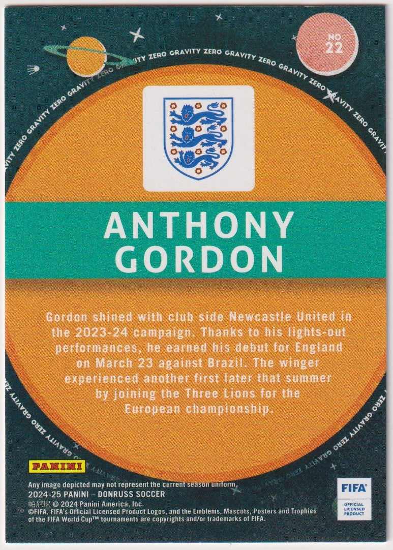 Panini 2024-25 Panini - Donruss Soccer 2023-24 Anthony Gordon Newcastle United – Bild 2