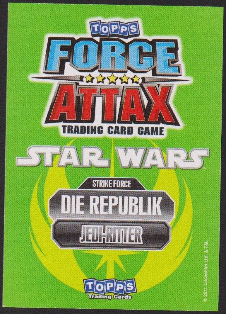 Topps Star Wars 2011 Obiwan Kenobi Jedi-Ritter Republik Full Art TCG Rare #184 – Bild 2