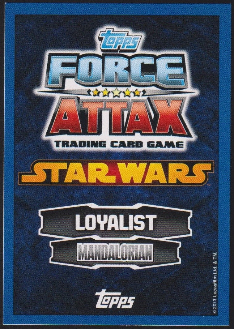 Topps Star Wars 2013 Kadett Korkie Loyalist Mandalorian TCG Rare #112 – Bild 2