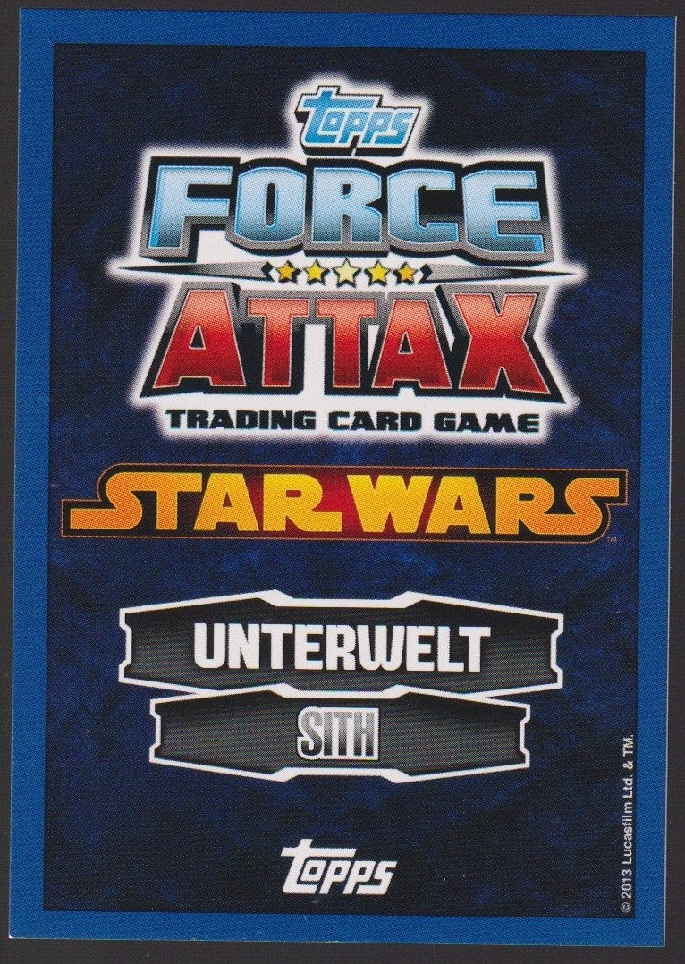 Topps Star Wars 2013 Savage Oppress Separatisten Unterwelt Sith TCG Rare #103 – Bild 2