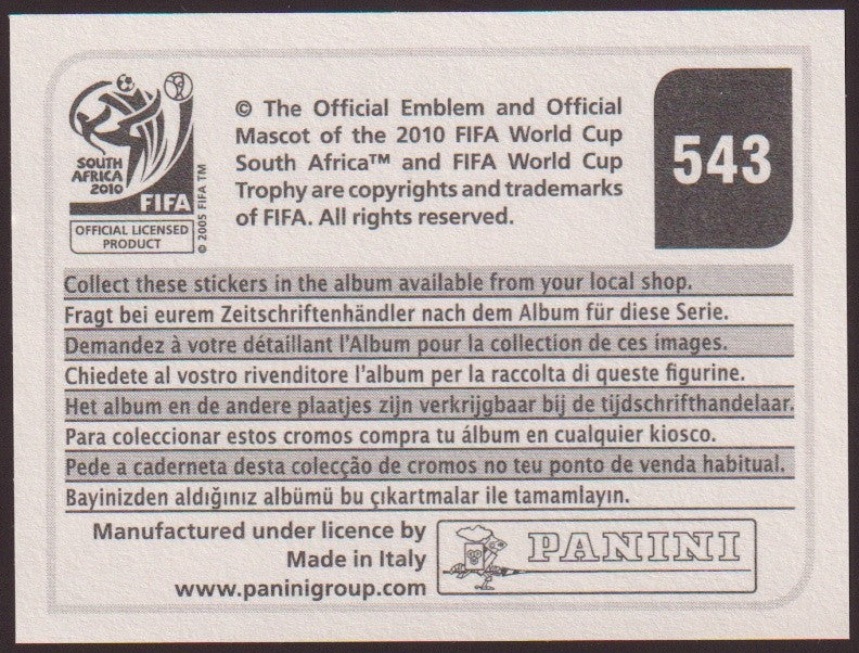 Panini 2010 FIFA World Cup Ronaldo & Deco Portugal Team Legend Parallel Rare – Bild 2