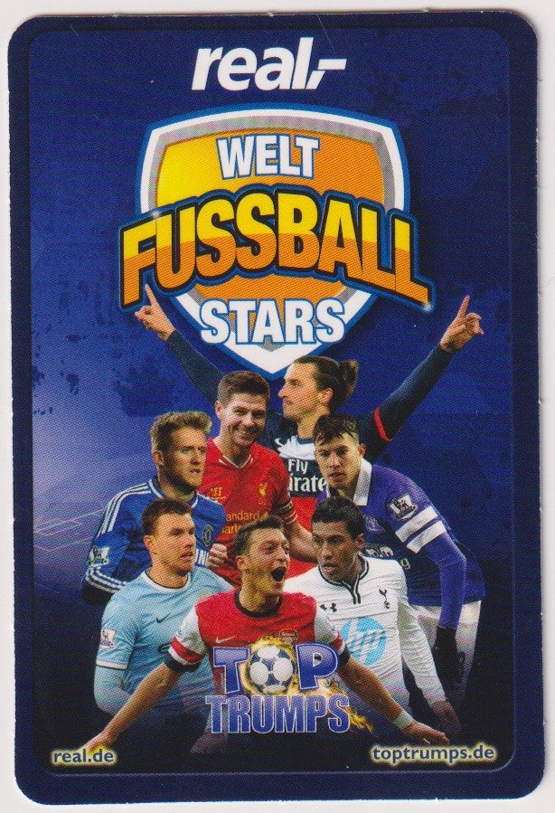 real Welt Fussball Stars Lukas Podolski Arsenal Top Trumps Parallel Rare – Bild 2