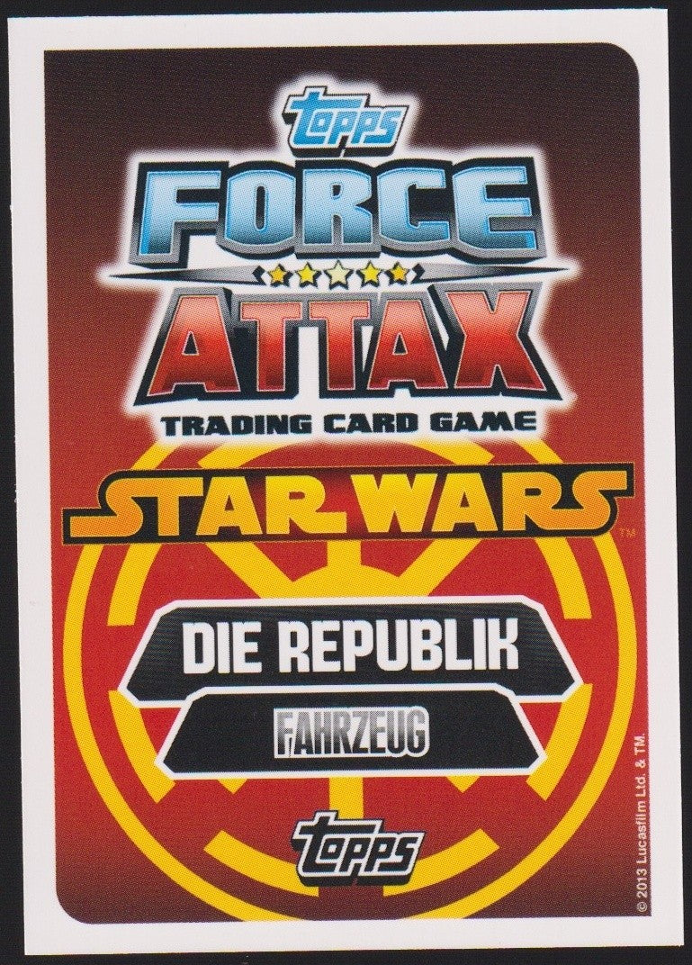 Topps Star Wars 2013 Jedi-Sternenjäger Republik (Movie) TCG Rare #134 – Bild 2