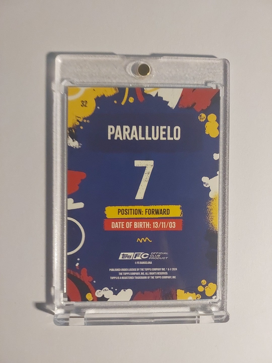 Topps Fc Barcelona Team Set 2024-25 Paralluelo Limited Edition Parallel – Bild 2