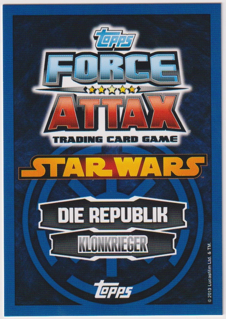 Topps Star Wars 2013 Gregor Kommandosoldat Republik TCG Rare #207 – Bild 2