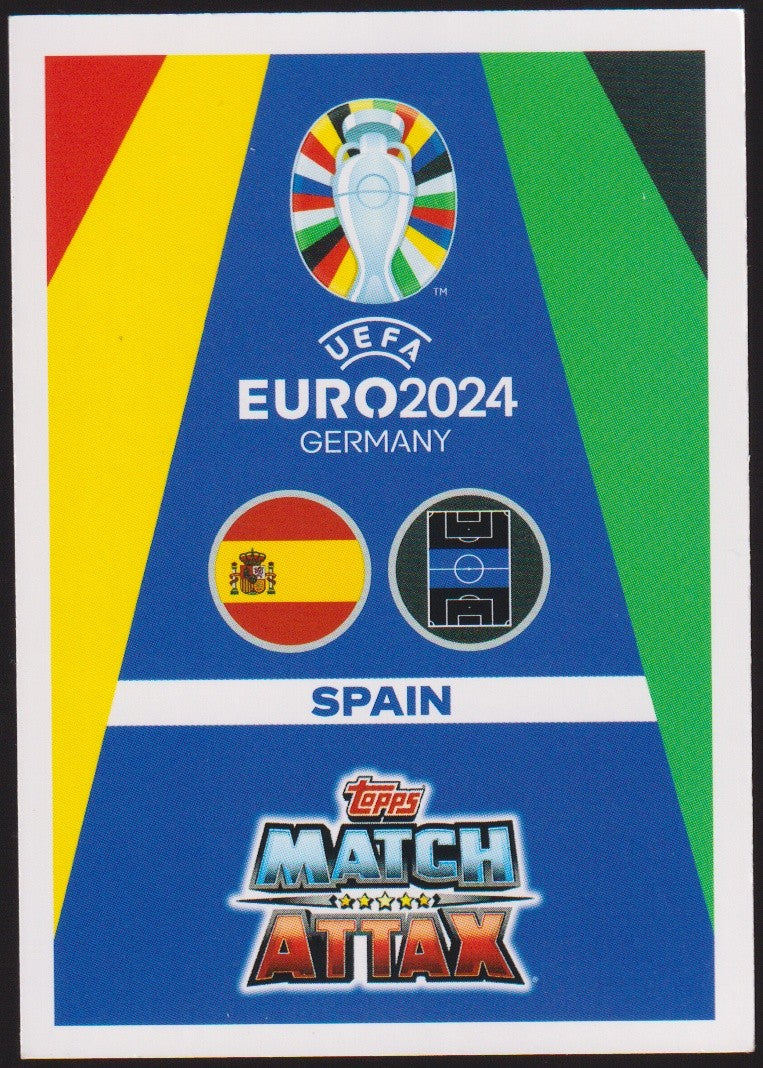 Topps Match Attax 2023-24 Pedri Spanien Parallel Rare – Bild 2