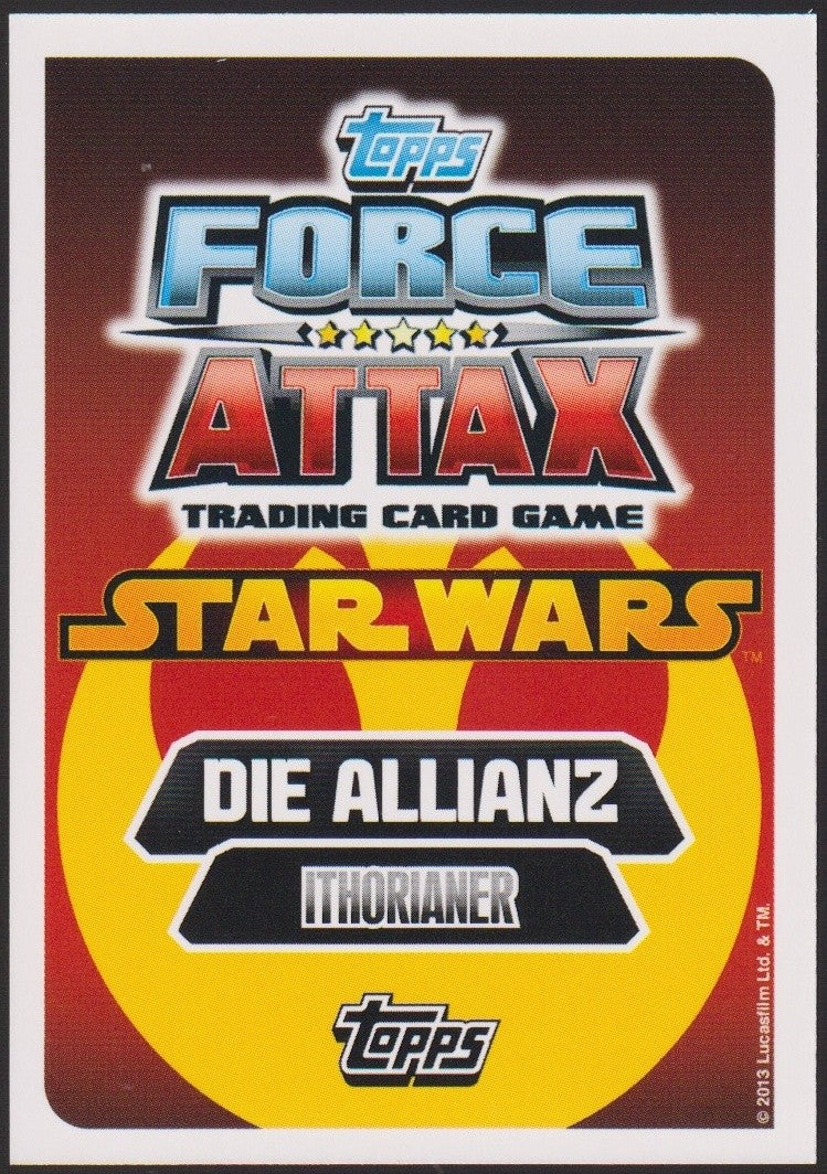 Topps Star Wars 2013 Momaw Nadon Allianz (Film Version) TCG Rare #22 – Bild 2