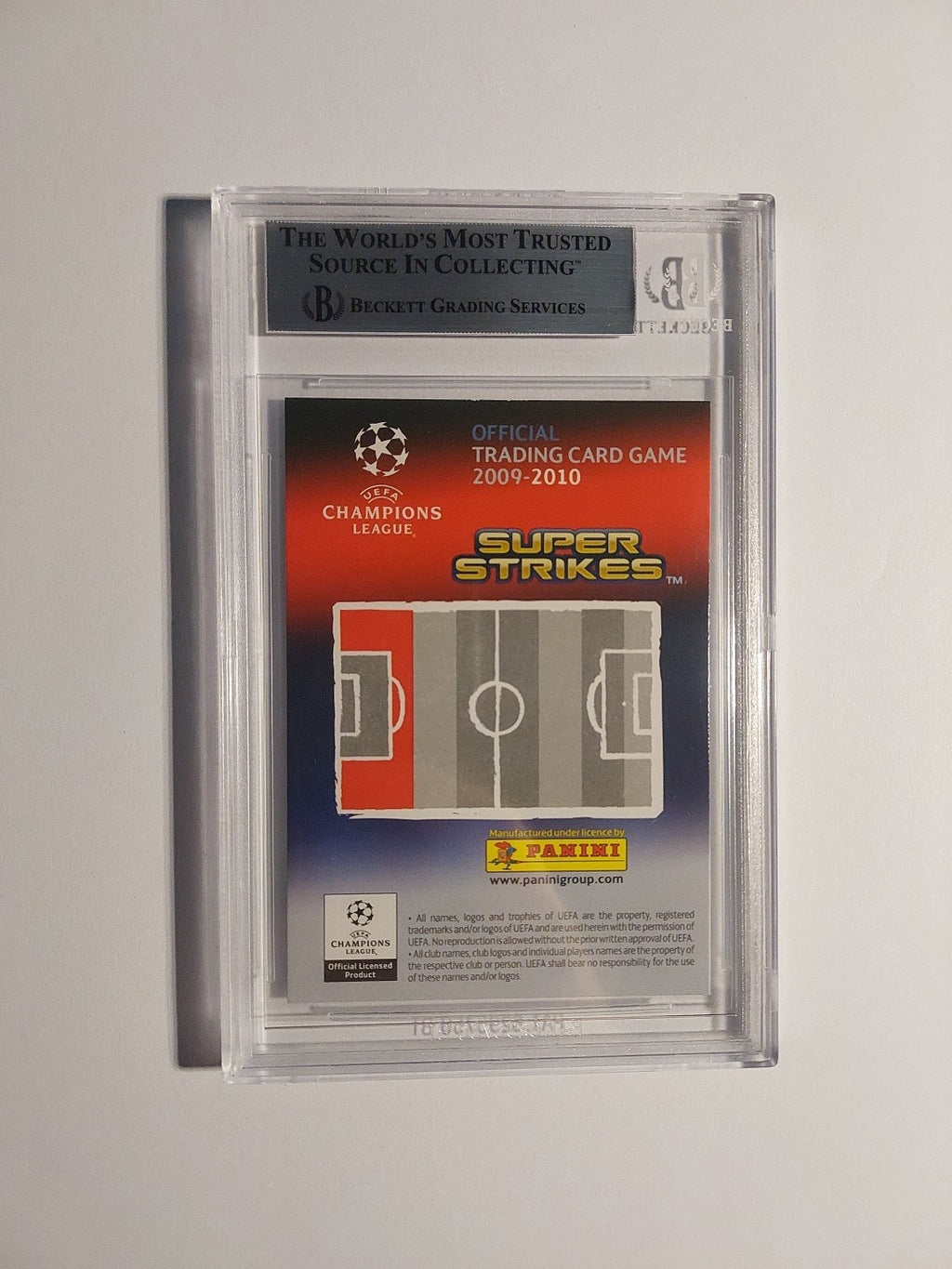 Panini Champions League 2009-10 Sergio Ramos Real Madrid Parallel BGS 8.5 PSA – Bild 2
