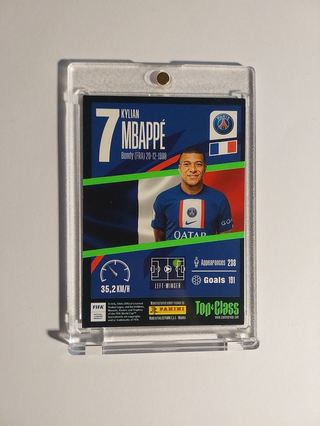 Panini Top Class 2023-24 Kylian Mbappé Paris Saint-Germain Parallel Refractor – Bild 2