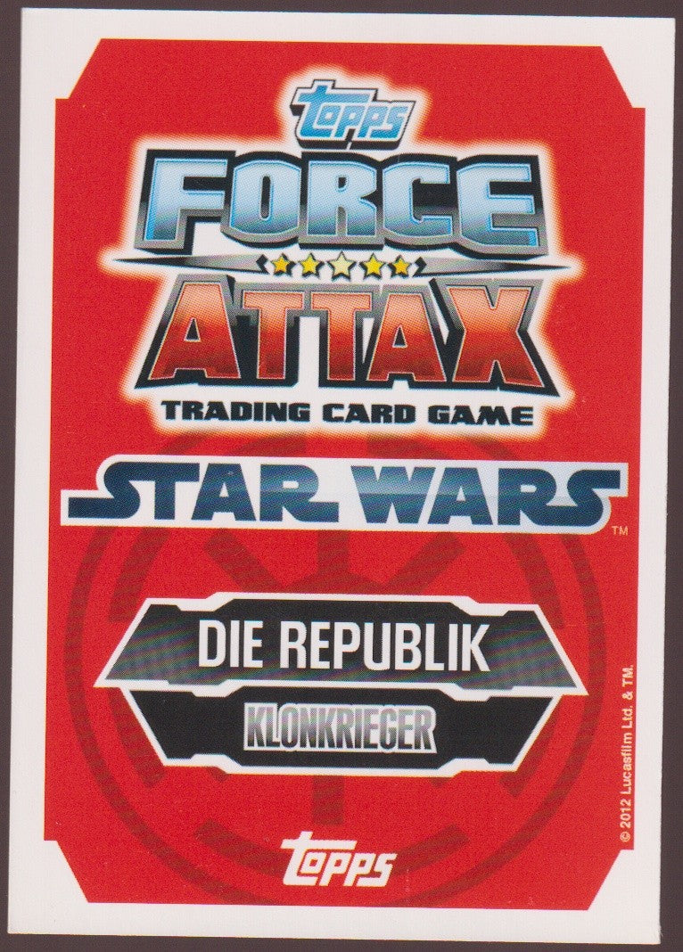 Topps Star Wars 2012 Klonkrieger TUP Republik TCG Rare – Bild 2